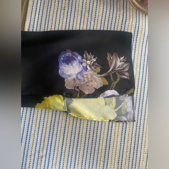 Acne Studios Big Flower Black  Mini Dress Size Small - Picture 5 of 16